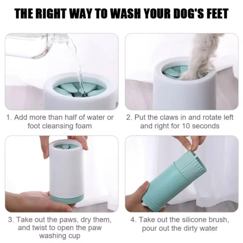 PawCleaner – Przenośna Myjka do Psich Łap