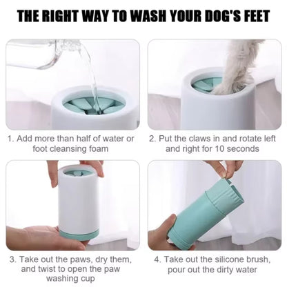 PawCleaner – Przenośna Myjka do Psich Łap