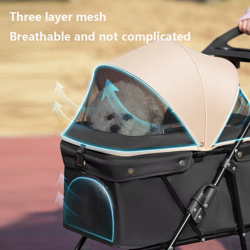 Pet Stroller Foldable / Wózek dla zwierząt