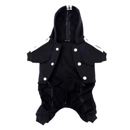 Bluza dresowa Adidog dla psa – Ciepły dres z kapturem