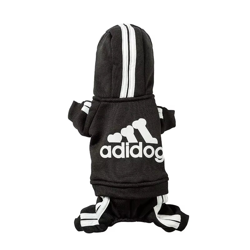 Bluza dresowa Adidog dla psa – Ciepły dres z kapturem