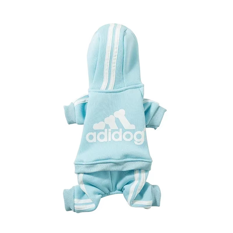 Bluza dresowa Adidog dla psa – Ciepły dres z kapturem