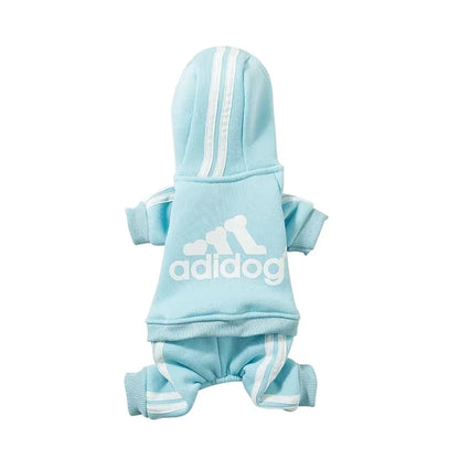 Bluza dresowa Adidog dla psa – Ciepły dres z kapturem